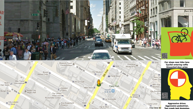 Illustration for article titled Where to find New York City's haiku crosswalk signs
